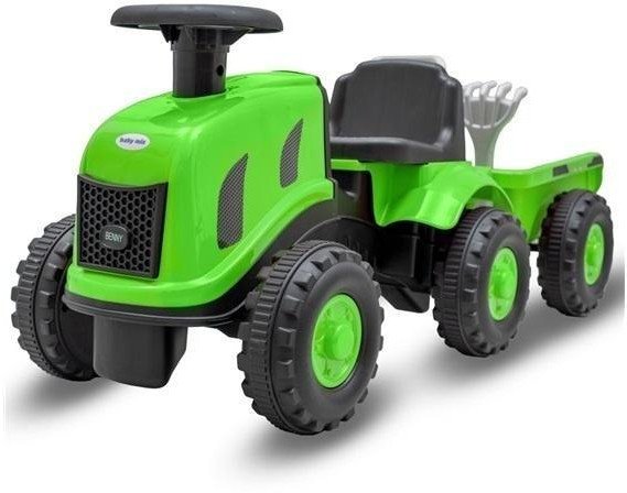 Jeździdełko traktor z przyczepą Benny zielony