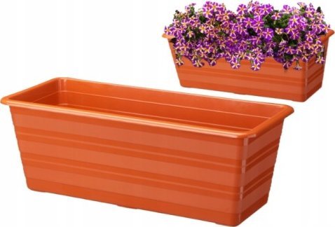 Galicja Skrzynka balkonowa terakota 40 cm Draco