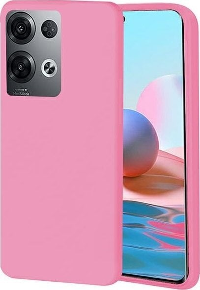 Beline Etui Candy Oppo Reno 8 Pro jasnoróżowy/light pink
