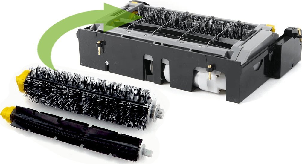 POLMAK Szczotki główne (szare) do iRobot Roomba