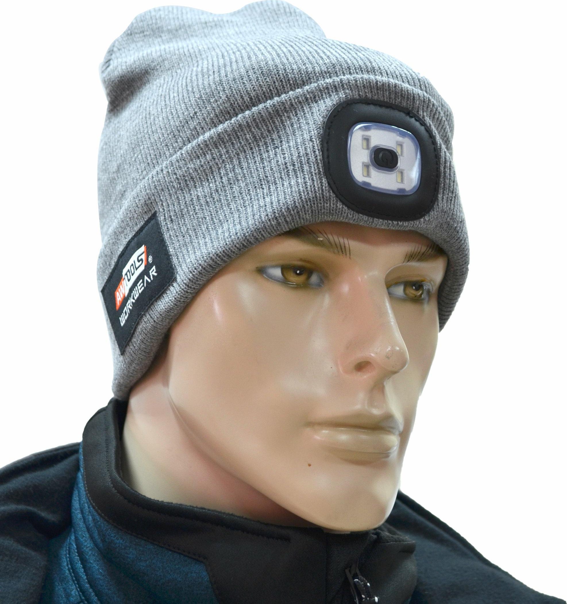 AWTools AWTOOLS CZAPKA Z LAMPKĄ LED 120lm GRANATOWA