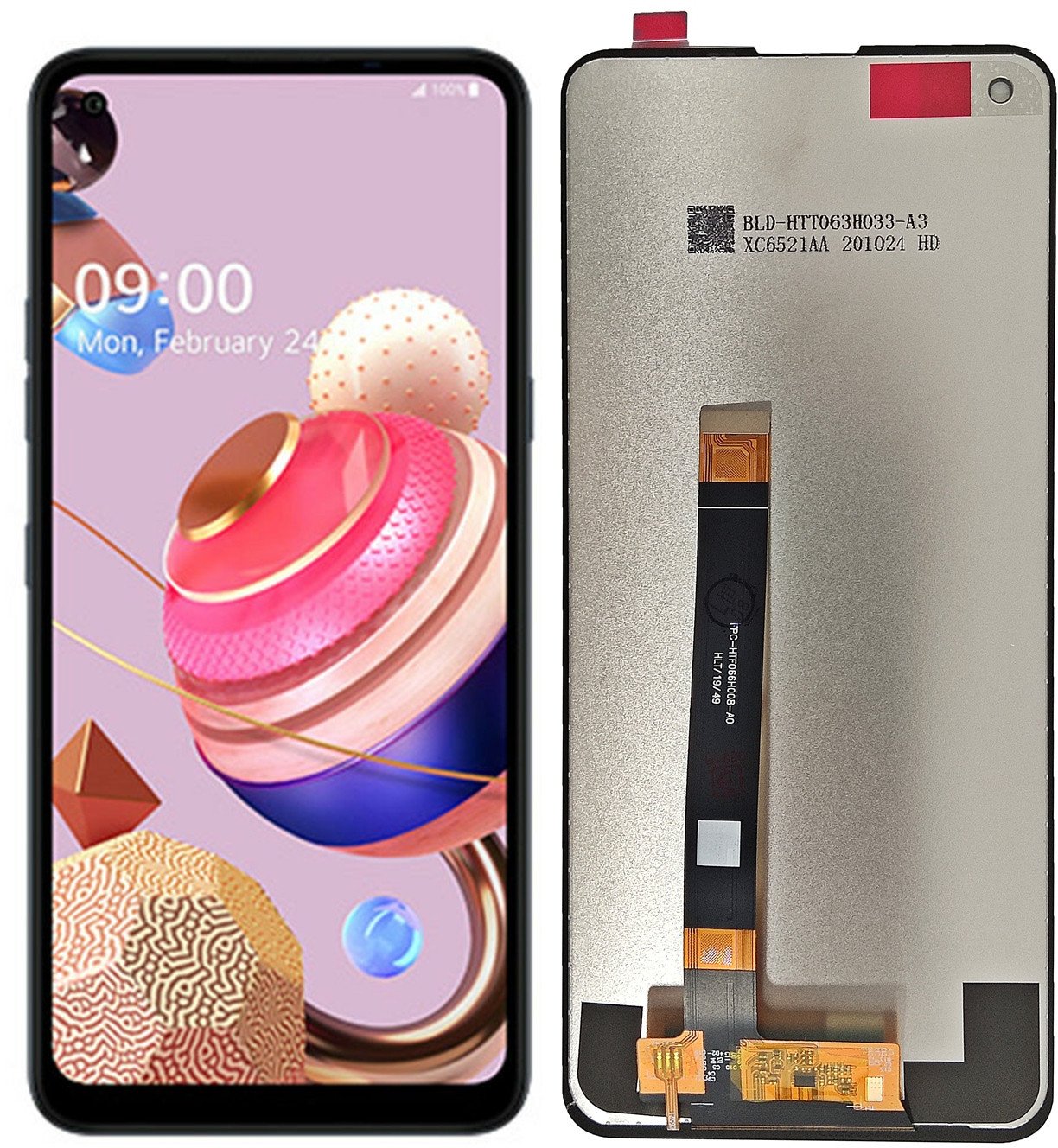 WYŚWIETLACZ EKRAN LCD DO LG K51S