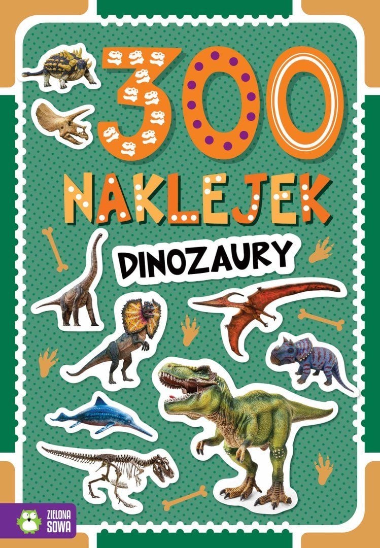 300 naklejek Dinozaury 97750