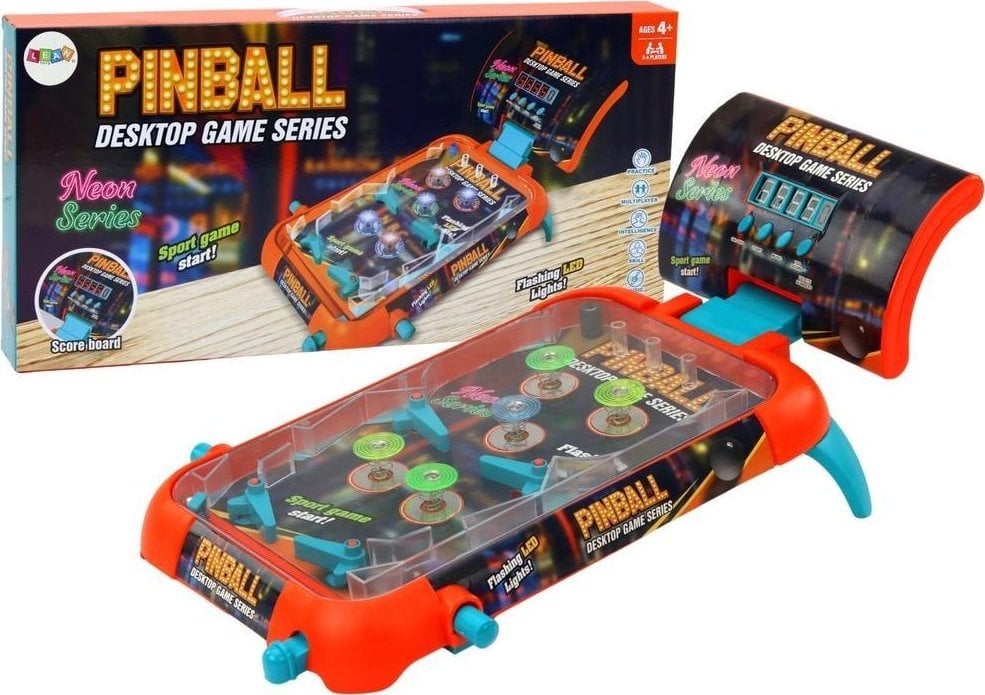 Pinball z ledowymi światłami i dźwiękiem