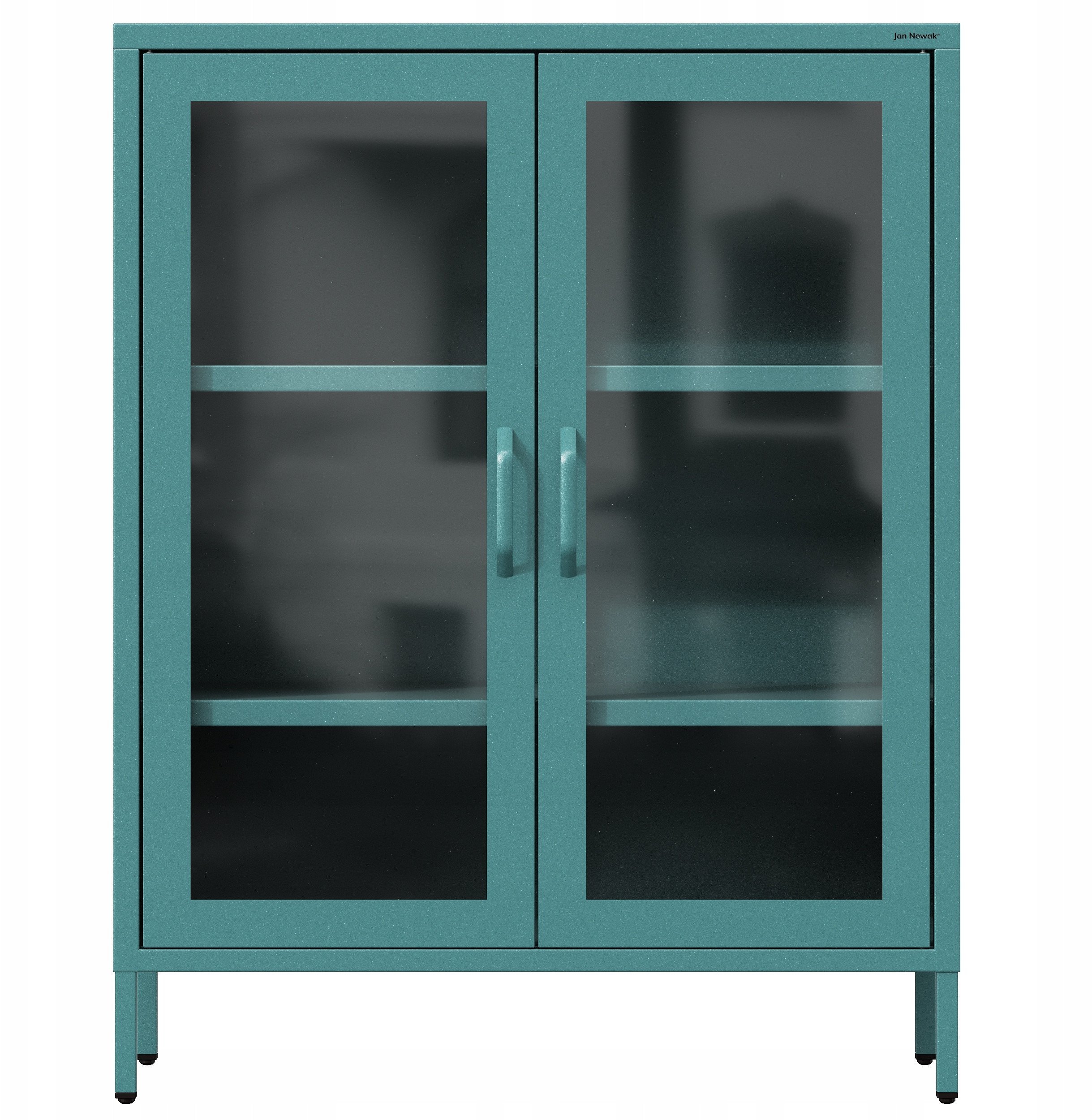 Niska witryna GINA, 800 x 1015 x 400 mm, Modern: morska