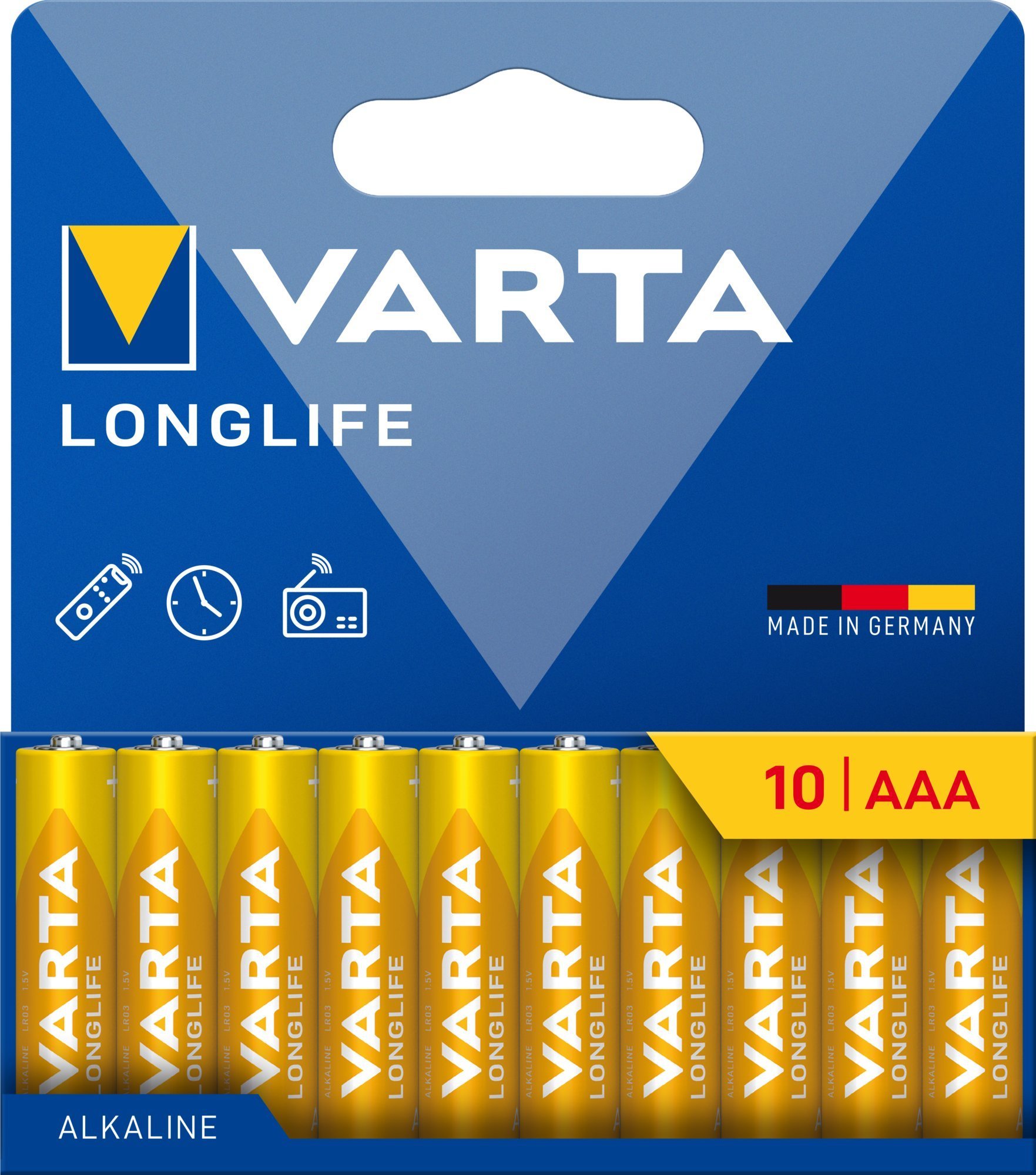 Varta Bateria LONGLIFE AAA NOWA 10St.