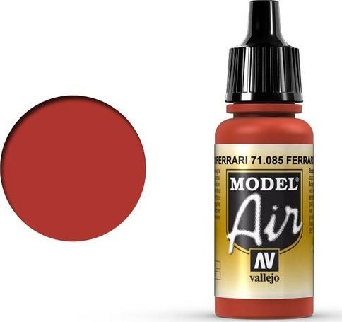 Vallejo Vallejo Model Air Ferrari Red 71.085 uniwersalny