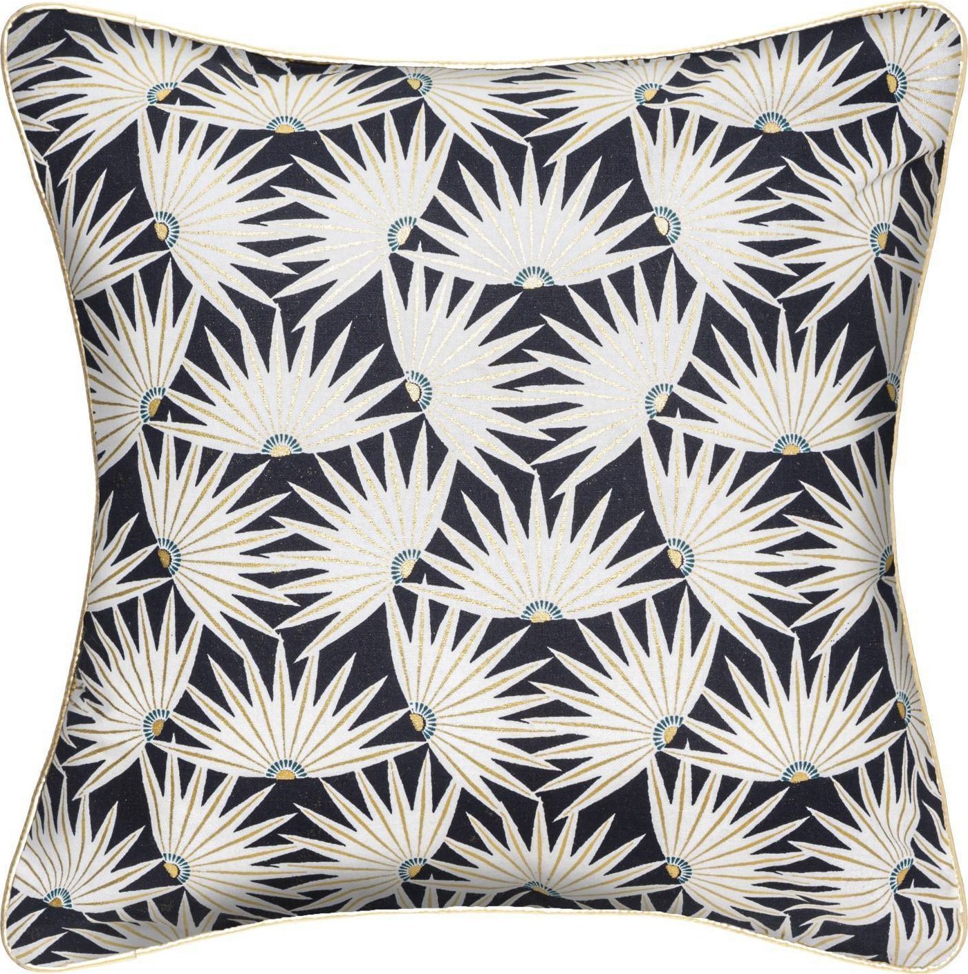 Atmosphera Poduszka dekoracyjna FEEL, 40 x 40 cm, niebieski wzór