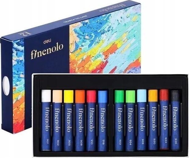 Pastele olejne Finenolo 12 kolorów DELI