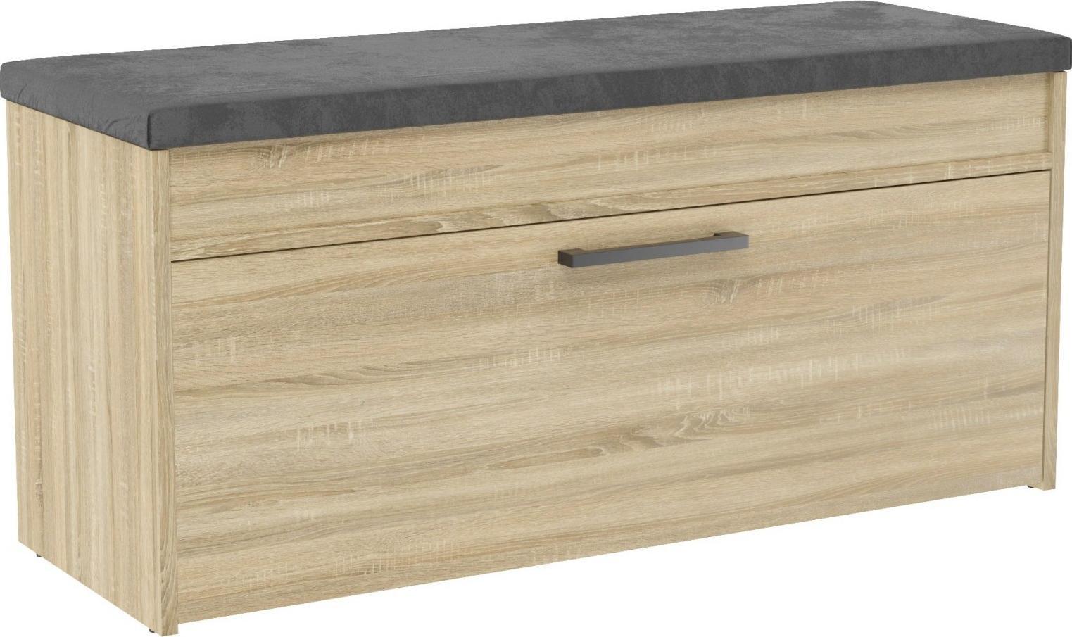 Topeshop SZAFKA NA BUTY PARMA SIEDZISKO SCHOWEK DĄB SONOMA