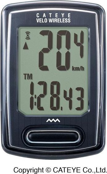 Cateye Licznik rowerowy Cateye VELO CC-VT230W bezprzewodowy czarny