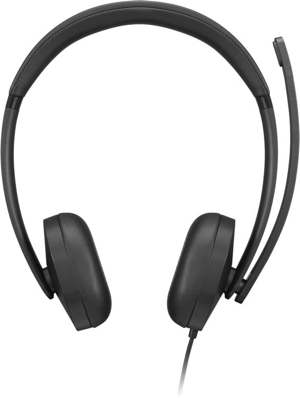 Lenovo VoIP Headset 5000 Zestaw słuchawkowy Przewodowa Opaska na głowę Biuro/centrum telefoniczne USB Type-C Czarny