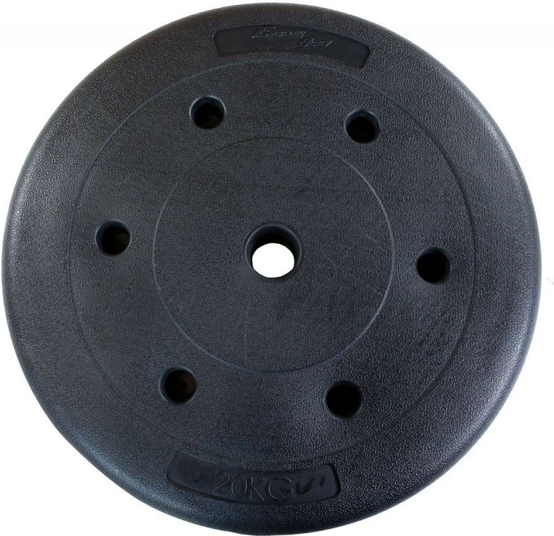 Eb Fit obciążenie betonowe 20 kg fi28 kolor czarny