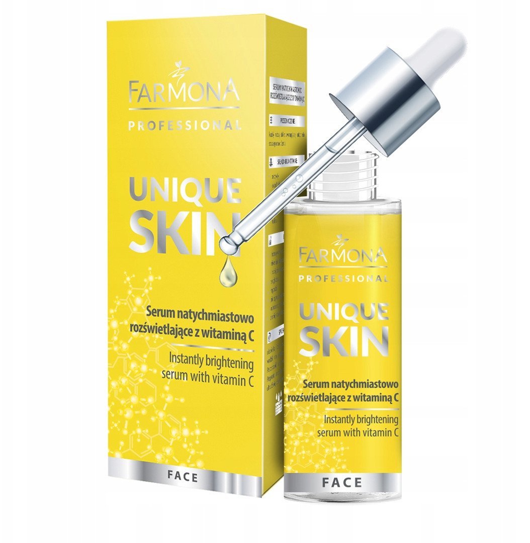 Farmona UNIQUE SKIN Serum natychmiastowo rozświetlający z witaminą C 30 ml