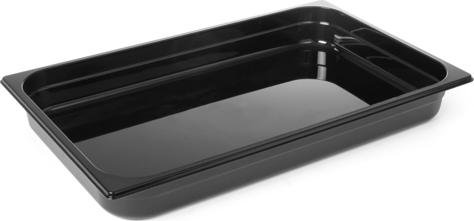 Hendi Pojemnik z czarnego poliwęglanu GN 1/1 wys. 65 mm - Hendi 862209 Pojemnik z czarnego poliwęglanu GN 1/1 wys. 65 mm - Hendi 862209