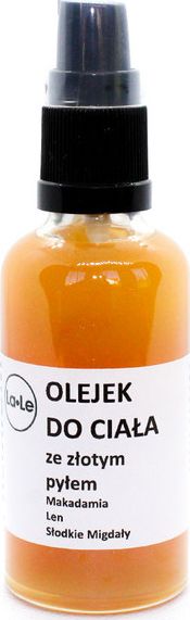 La-le La-Le OLEJEK DO CIAŁA ZE ZŁOTYM PYŁEM 50ml