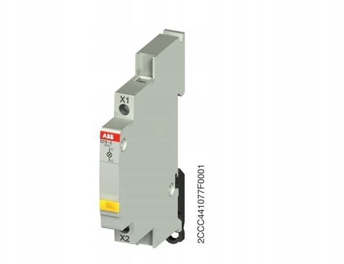 Lampka modułowa 1-fazowa żółta 115-250V AC E219-E 2CCA703403R0001