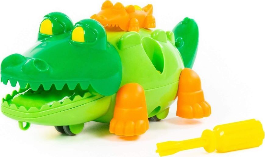 Wader Polesie 84446 Klocki "Krokodyl" 17 elementów w worku