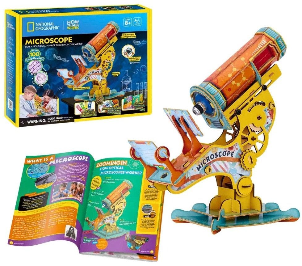 CUBIC FUN PUZZLE 3D NATIONAL GEOGRAPHIC MIKROSKOP