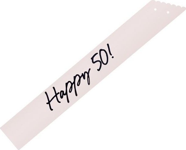 Szarfa Happy 50 krem 76cm