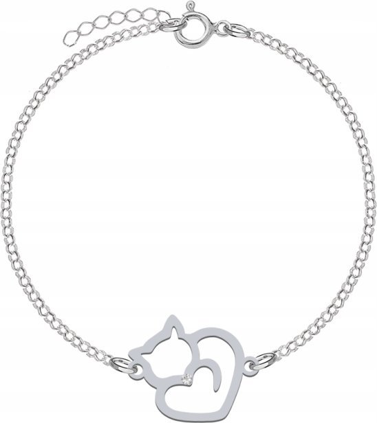 Radziszewska Jewellery Srebrna Bransoletka KOTEK DEDYKACJA GRATIS
