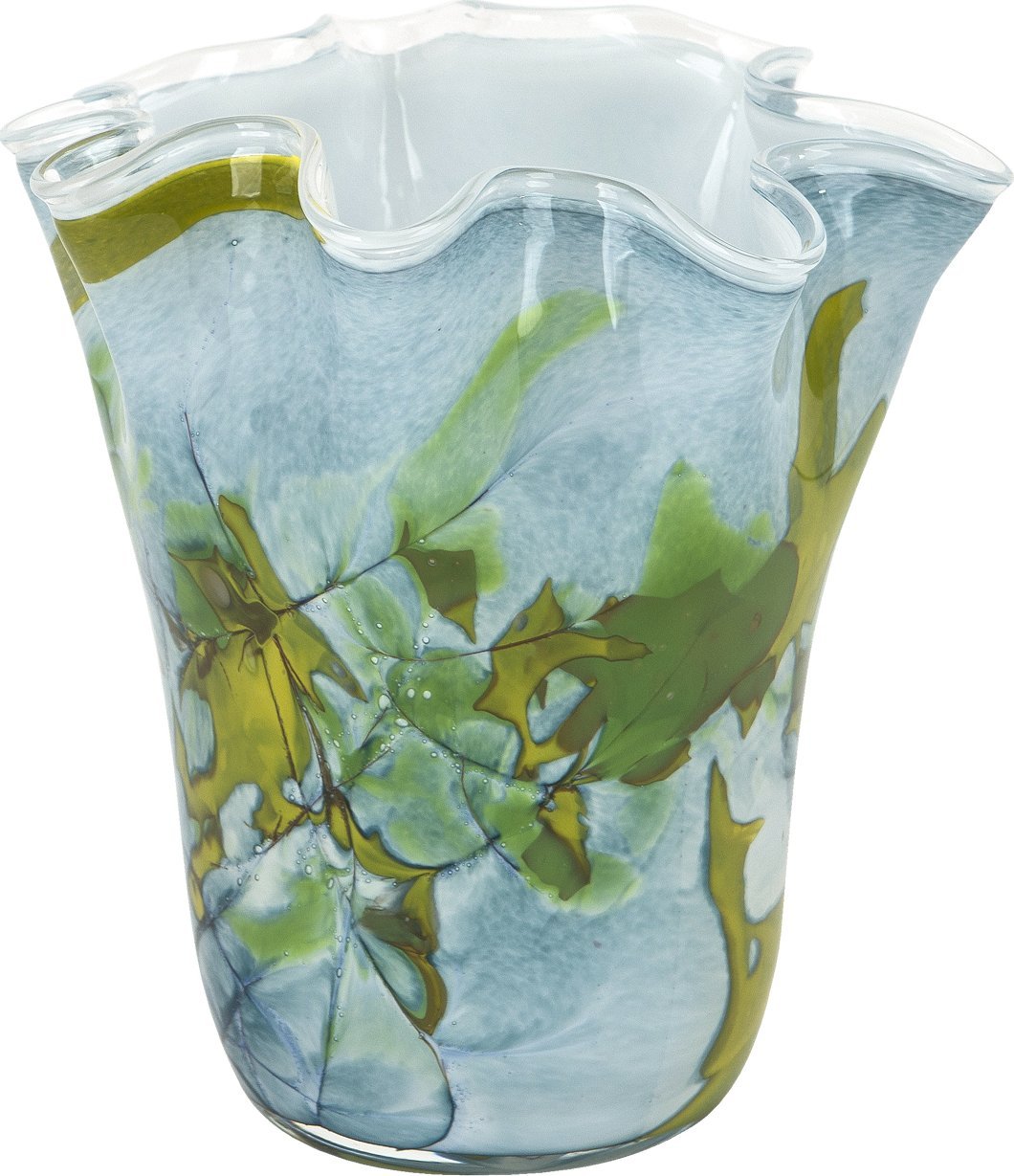 Wazon szklany 30 cm chusta 2301/C94