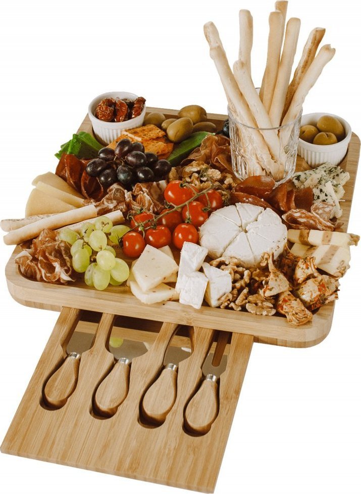 Deska do krojenia Veliatte do serwowania bambusowa 7szt.