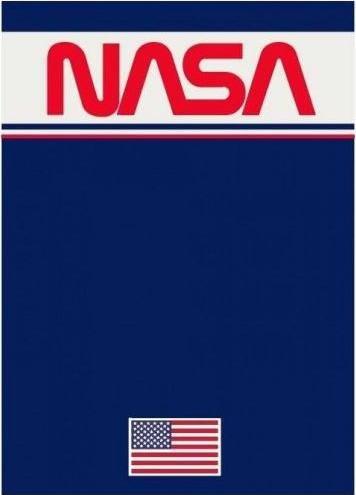 Darymex Koc polarowy 100x140 Nasa niebieski