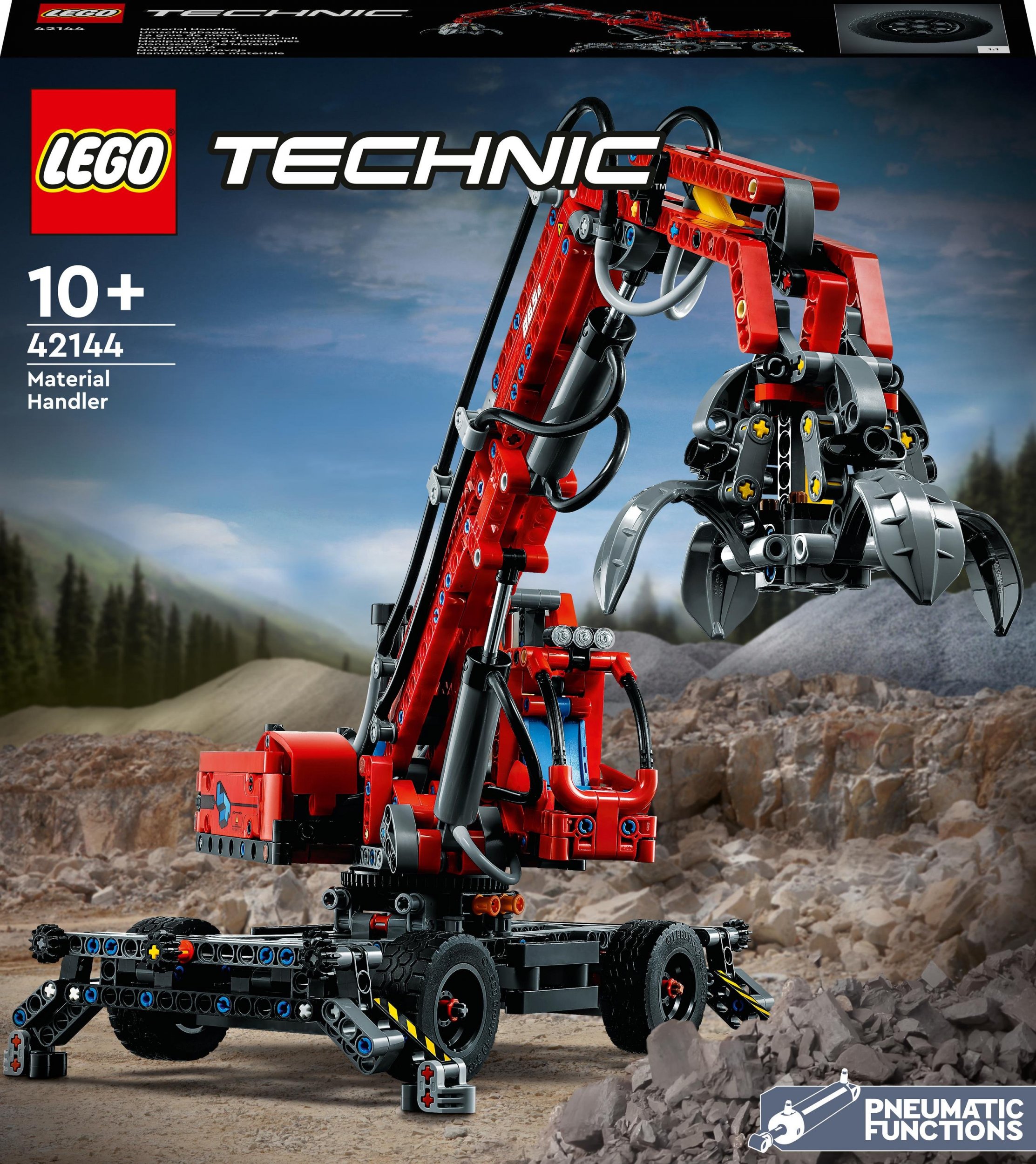LEGO Technic Dźwig z chwytakiem (42144)