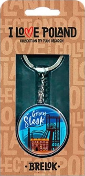 Breloczek Pan Dragon Brelok I love Poland Górny Śląsk ILP-BRE-A-KAT-02