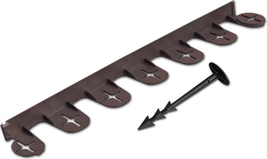 Bradas Obrzeże PALISGARDEN 75m brązowe Bradas 0125