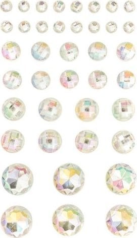 Teka Kryształki samoprzylepne opal 40szt