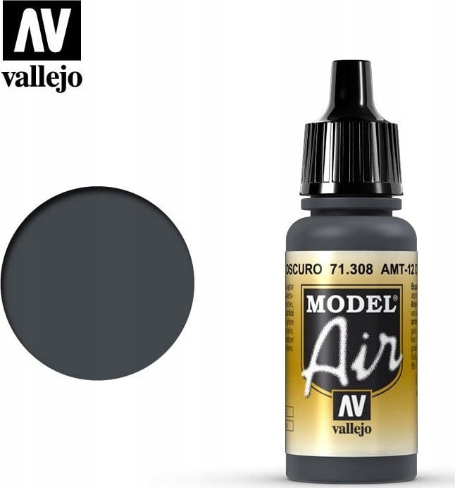 Vallejo Vallejo: 71.308 - Model Air - AMT-12 Dark Grey (17 ml)