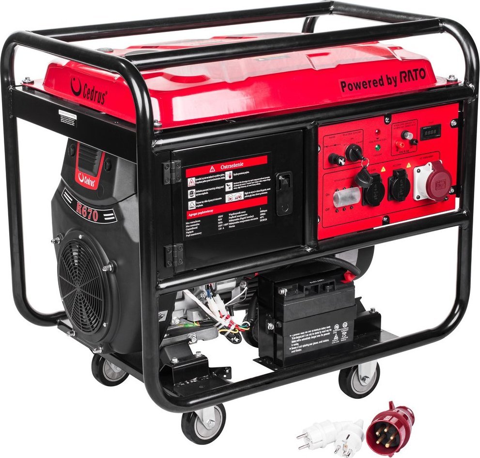 Agregat Cedrus CEDRUS AG10E-3F AGREGAT GENERATOR PRĄDOTWÓRCZY AVR 3FAZY XXL 230V/400V 10 KW 10000W