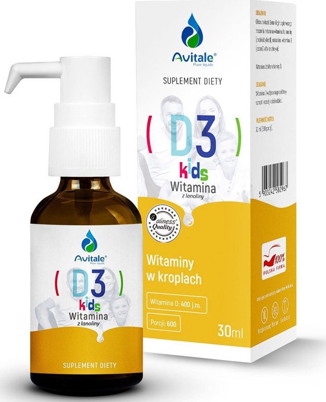 Avitale AVITALE D3 Kids Witamina 30ml