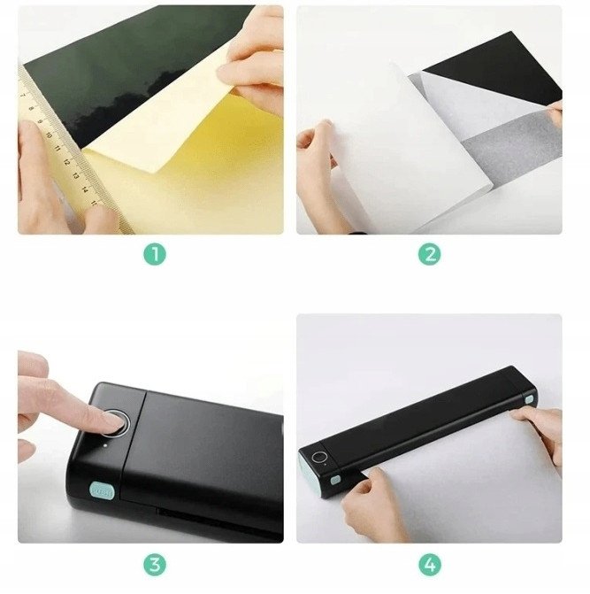 Papier termiczny Kalka do odbijania wzoru tatuażu Papier transferowy 100szt