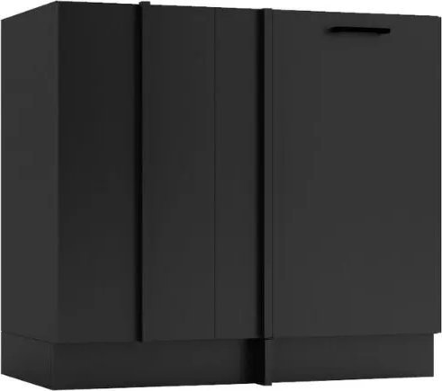 Stolkar Szafka kuchenna narożna ANIKA DNP90 P/L grafitowa STOLKAR