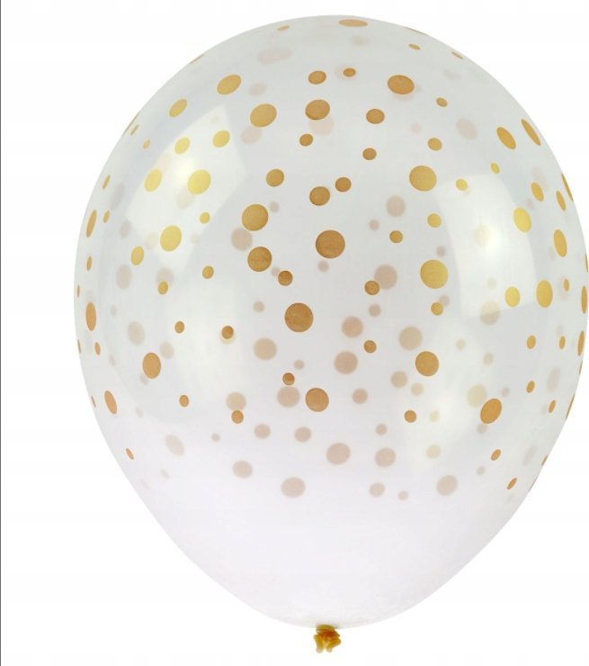 Arpex BALONY TRANSP Z NADRUKIEM KONFETTI