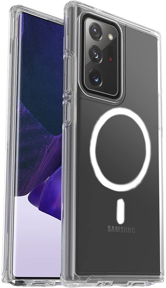 Etui Magsafe Magnetyczne do Galaxy Note 20 Ultra, Przezroczyste