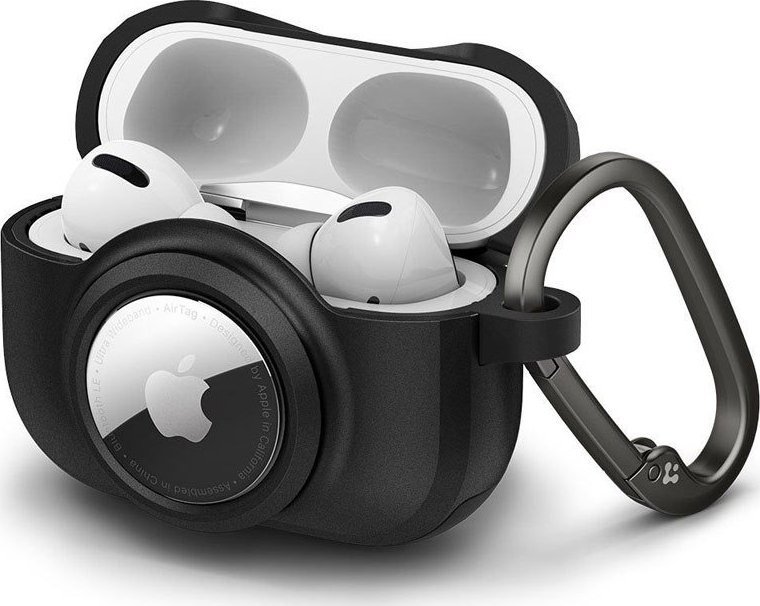Spigen Spigen Tag Armor Duo - Etui do Apple Airpods Pro 1 / 2 / AirTag (Czarny)