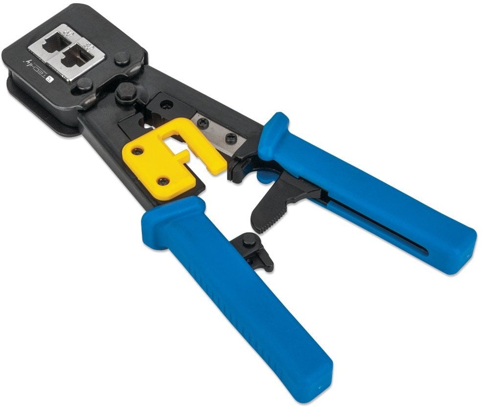 Zaciskarka do modułowych wtyków przelotowych RJ45/RJ12/RJ1