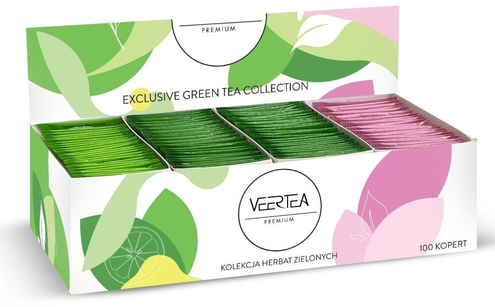 VEERTEA PREMIUM Kolekcja herbat zielonych 100 kopert