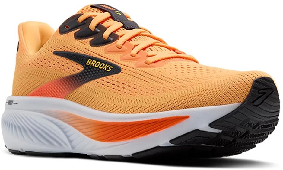 Męskie Buty biegowe Brooks Ghost 17 - Orange/Black - taniej z kodem BIEGAJzBROOKS Rozmiar:45(11)