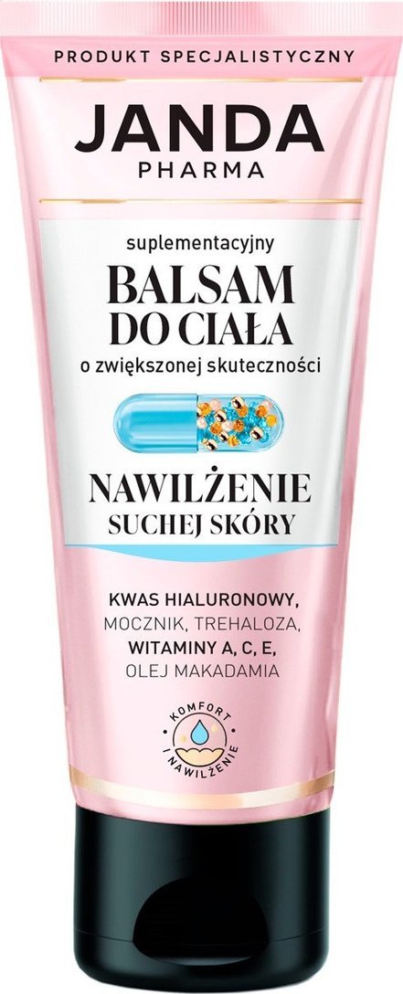 Janda Pharma suplementacyjny Balsam do ciała-nawilżenie suchej skóry 200ml