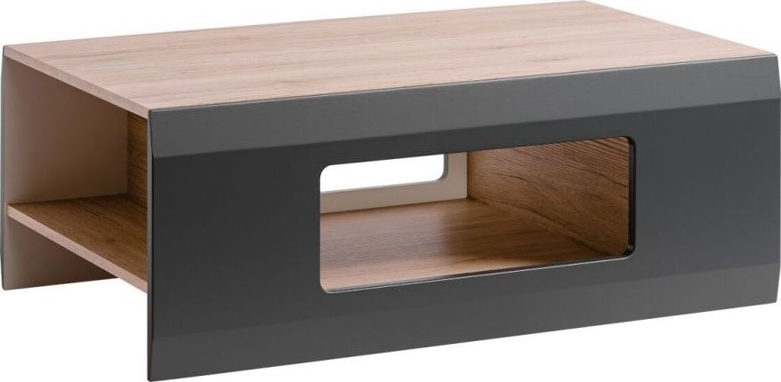 FURNIVAL Ława CLIF san remo/garfit z półką do salonu FURNIVAL