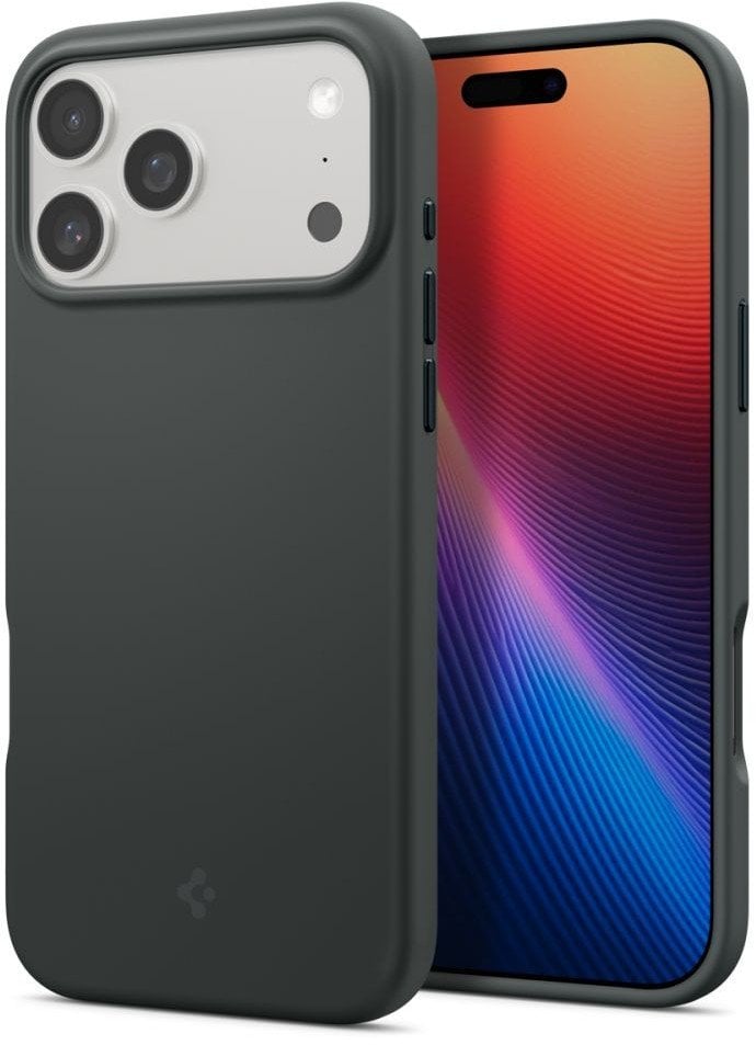 Spigen Silicone Fit Mag MagSafe - Etui do iPhone 17 Pro (Abyss Green)