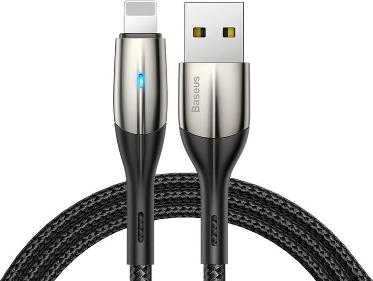 Kabel USB Baseus USB-A - Lightning 1 m Czarny (CALSP-B01)