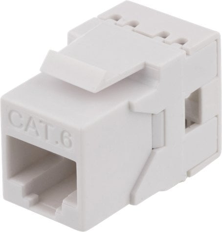 Deltaco Deltaco MD-118, Flat, White, RJ-45, RJ-45, Female, Female