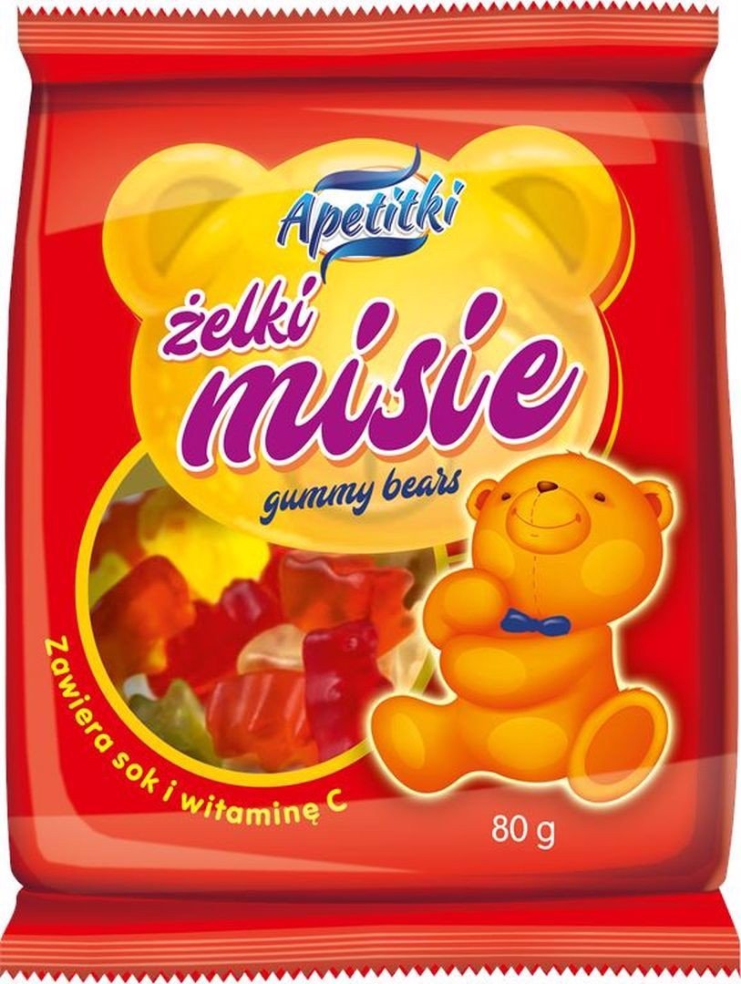 Apetitki Żelki misie 80 g
