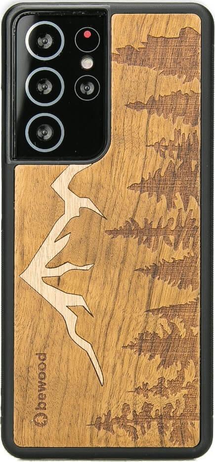 BeWood Drewniane Etui Samsung Galaxy S21 Ultra GÓRY IMBUIA